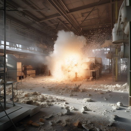 粉尘爆炸环境